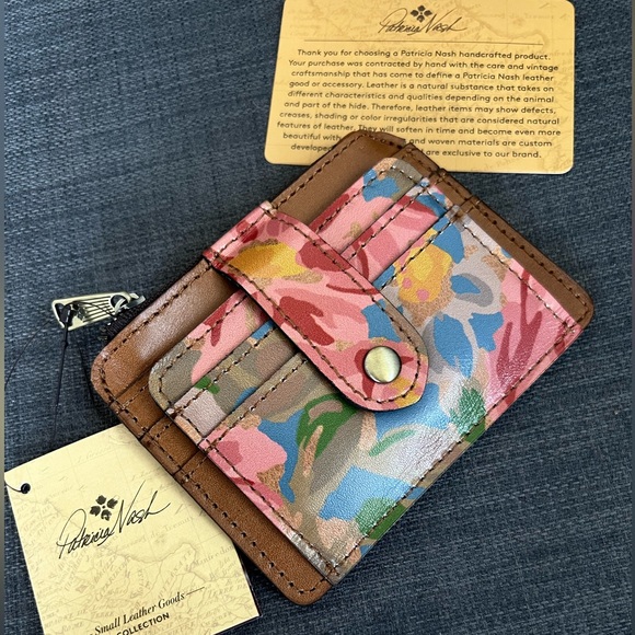 Patricia Nash Handbags - NWT PATRICIA NASH CASSIS ID CARDHOLDER MINI WALLET